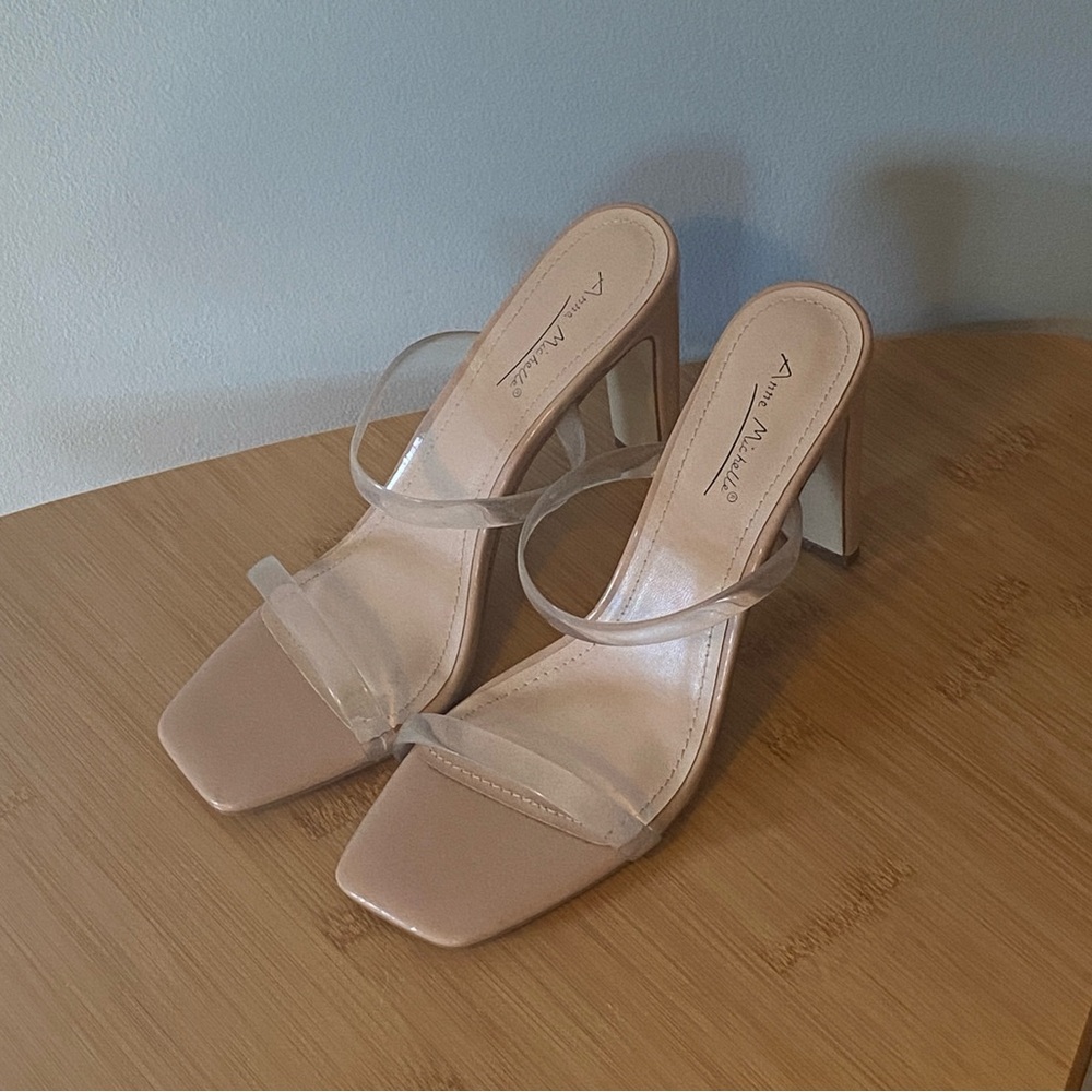 Nude Heeled Sandals